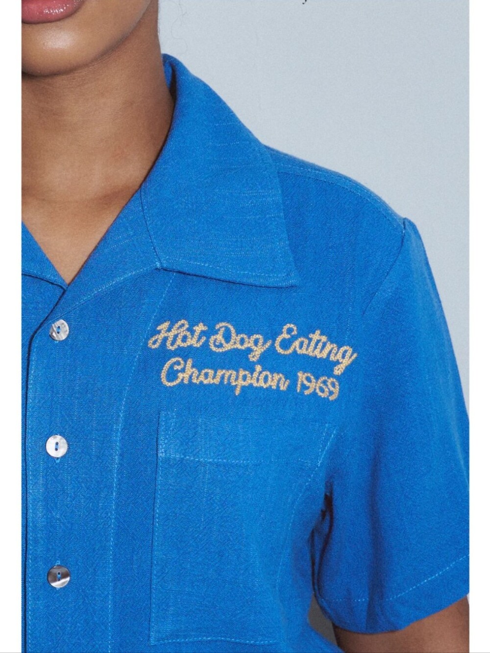 NWT Fashion Brand Company Hot Dog Eating Champion Shirt - Picture 2 of 7